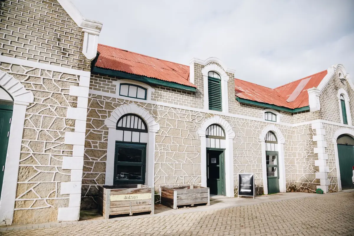 The restored heritage building that houses the Deli